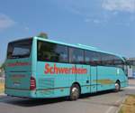 Mercedes Tourismo von Schwertheim Reisen aus der BRD 2017 in Krems.