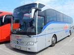 Mercedes Tourismo von Sab Tours aus Österreich im Stadthafen Sassnitz.