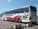 Mercedes Tourismo von Vogt's Reisen aus Deutschland im Stadthafen Sassnitz.