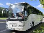 Mercedes Tourismo von Schwarzenberg aus Deutschland (ex Hassis Reisen) in Plau am See.