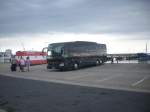 Mercedes Travego von Th�ringer Rh�n Tourist aus Deutschland im Stadthafen Sassnitz.