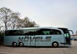 MERCEDES BENZ TRAVEGO von H�VELS Reisen aus Deutschland am 29.9.2012 in Krems an der Donau.