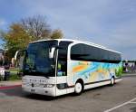 MERCEDES BENZ TRAVEGO von B�HRER aus der Schweiz im September 2012 in Krems an der Donau.