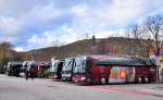 MATH�  Festspiele  im Oktober 2012 in Krems.Erster Bus ein MERCEDES BENZ TRAVEGO.