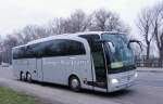 MERCEDES BENZ TRAVEGO von Th�ringer R�hn-Tourist aus Deutschland am 30.12.2012 in Wien gesehen.