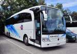 MERCEDES BENZ TRAVEGO von der INDERM�HLE Bus AG / Schweiz am 30.6.2013 in Krems an der Donau.