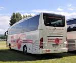 MERCEDES BENZ Travego von Feichtinger Reisen / �sterreich am 12.7.2013 in Krems.