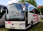 MERCEDES BENZ Travego von Feichtinger Reisen / �sterreich am 12.7.2013 in Krems.