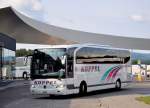 MERCEDES BENZ TRAVEGO von K�PPEL Reisen / Schweiz im August 2013 in Krems gewesen.