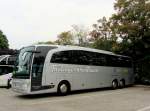 MERCEDES BENZ TRAVEGO von TH�RINGER RH�N TOURISTIK im Augut 2013 in Krems.