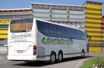 MERCEDES BENZ TRAVEGO von GANSBERGER Reisen/�sterreich im September 2013 in Krems unterwegs.
