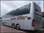 Mercedes Travego vom Reiseb�ro M�ller aus Deutschland im Stadthafen Sassnitz.
