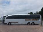 Mercedes Travego vom Reiseb�ro M�ller aus Deutschland im Stadthafen Sassnitz.