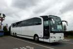 Mercedes Benz Travego von Katarina aus Split am 15.4.2014 bei Haugsdorf/Nieder�sterreich gesehen.