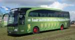 MB-Bus von  Pfau-Busreisen  als Werbetr�ger f�r den  FENDT-Feldtag  am 28.08.2014 in Wadenbrunn.