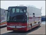 Mercedes Travego von �.-Hoesinge Turistfart aus D�nemark im Stadthafen Sassnitz.