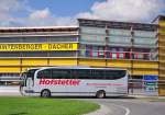 Mercedes Benz Travego von der Bustouristik Hofstetter aus der BRD am 22.August 2014 in Krems.