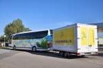 Mercedes Benz Travego von B�hrer Reisen aus der Schweiz am 28.9.2014 in Krems.