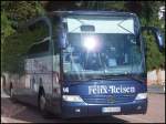 Mercedes Travego von Felix-Reisen aus Deutschland im Stadthafen Sassnitz.