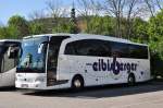 Mercedes Travego von Eibisberger Reisen aus �sterreich am 27.4.2015 in Krems.