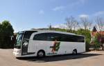 Mercedes Travego von Eibisberger Reisen aus �sterreich am 27.4.2015 in Krems.