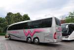 Mercedes Travego von W�hrle Reisen aus der BRD am 9.5.2015 in Krems.