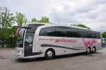 Mercedes Travego von W�hrle Reisen aus der BRD am 9.5.2015 in Krems.