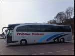 Mercedes Travego von M�ller Reisen aus Deutschland im Stadthafen Sassnitz.
