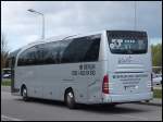 Mercedes Travego von MeinFernBus/W�rlitz Tourist aus Deutschland in Rostock.