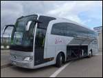 Mercedes Travego von MeinFernBus/W�rlitz Tourist aus Deutschland in Rostock.