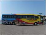 Mercedes Travego von Polster & Pohl aus Deutschland im Stadthafen Sassnitz.