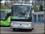Mercedes Travego von MeinFernBus/W�rlitz Tourist aus Deutschland in Rostock.
