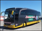 Mercedes Travego von Zimmermann aus Deutschland im Stadthafen Sassnitz.