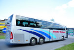 Mercedes Travego von M�ller Reisen aus der BRD in Krems unterwegs.