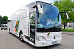 Mercedes Travego von Ettenhuber Reisen aus der BRD in Krems gesehen.