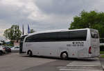 Mercedes Travego von W�rlitz Reisen aus der BRD in Krems gesehen.