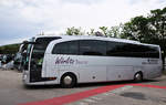 Mercedes Travego von W�rlitz Reisen aus der BRD in Krems gesehen.