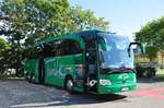 Mercedes Travego von AK Touristik aus der BRD in Krems gesehen.