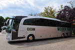Mercedes Travego von Welser Reisen aus Ober�sterreich in Krems gesehen.