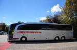 Mercedes Travego von SCHWAB Reisen,Reiseb�ro,Taxi Omnibusse aus �sterreich in Krems gesehen.