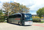 Mercedes Travego von SCHWAB Reisen,Reiseb�ro,Taxi Omnibusse aus �sterreich in Krems gesehen.