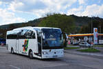 Mercedes Travego von Ettenhuber Reisen aus der BRD in Krems gesehen.