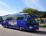 Mercedes Travego von ANKER Reisen aus der BRD in Krems gesehen.