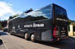 Mercedes Travego  Berlin  von H�ffmann Reisen aus der BRD in Krems gesehen.