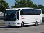 Mercedes Travego von Tűzpenge aus Ungarn in Berlin.