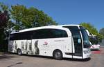 Mercedes Travego von Eichberger Reisen aus der BRD.