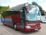 Mercedes Travego von Könnecke-Reisen aus Deutschland im Stadthafen Sassnitz.