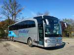Mercedes Travego von H�tter Busreisen-Reiseb�ro aus der BRD 2017 in Krems.