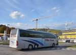 Mercedes Travego von M�ller Reisen aus der BRD 10/2017 in Krems.