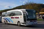 Mercedes Travego von M�ller Reisen aus der BRD 10/2017 in Krems.